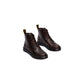 Brown Leather Athletic Sneakers