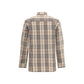 Beige Cotton Pattern Shirt