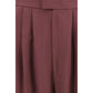 Purple Silk Dress Pants