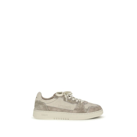 Gray Calf Leather Bos Taurus Low Top Sneakers