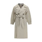 Beige Polyamide Trench Coat