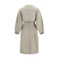 Beige Polyamide Trench Coat