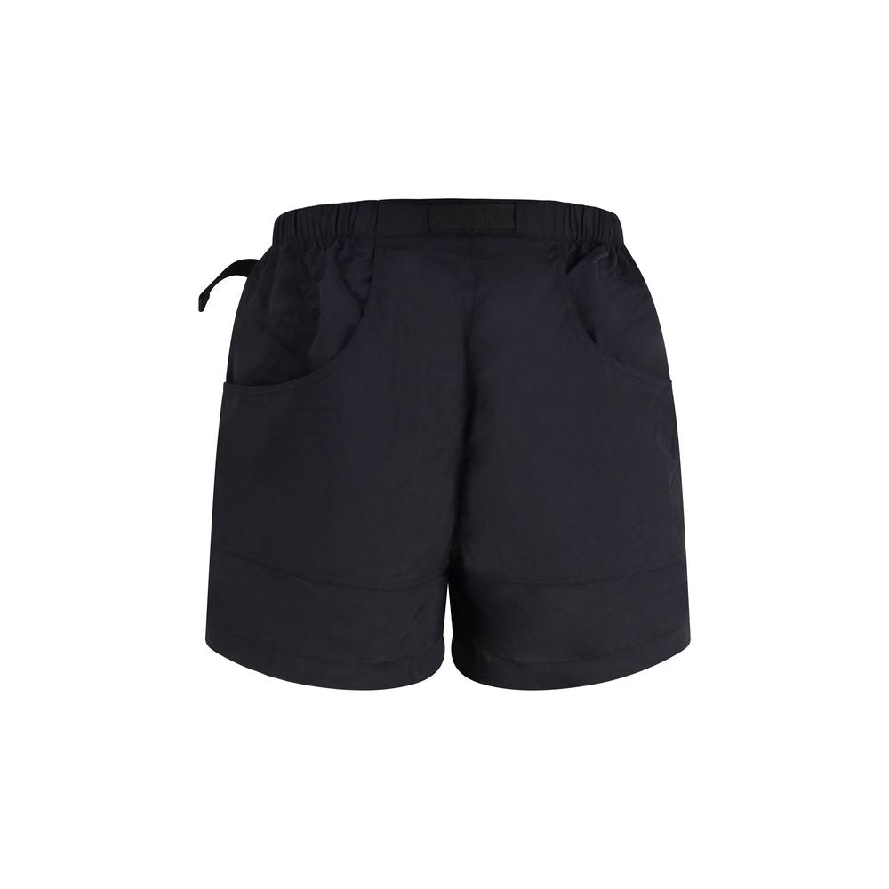Black Nylon Bermuda Shorts