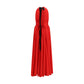 Multicolor Polyester Long Dress