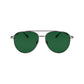 Gray Metal Sunglasses