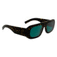 Brown Injected Sunglasses