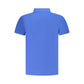 Blue Cotton Men's Polo