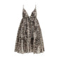 Beige Cotton Casual Dress