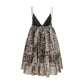 Beige Cotton Casual Dress