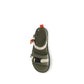 Bicolor Other Fibres Flat Sandals