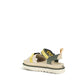 Beige Other Fibres Flat Sandals