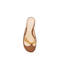 Brown Calf Leather Bos Taurus Stiletto Heel Sandals