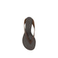 Brown Calf Leather Bos Taurus Platform Sandals