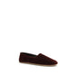 Bordeaux Cotton Slip-On Loafers