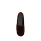 Bordeaux Cotton Slip-On Loafers
