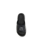 Black Calf Leather Bos Taurus Flat Sandals