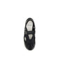 Black Calf Leather Bos Taurus Flat Sandals