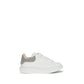 White Calf Leather Bos Taurus Chunky Sneakers