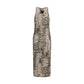 Beige Cotton Casual Dress