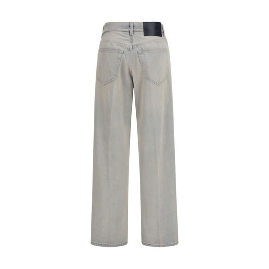 Blue Cotton Relaxed Fit Jeans