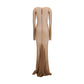 Brown Polyamide Casual Dress
