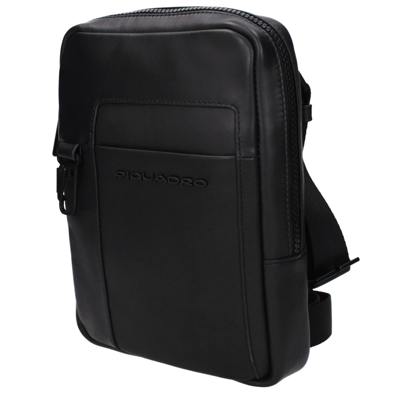 Black Leather Crossbody Bag
