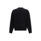 Black Cotton Sweatshirt
