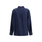 Blue Linen Dress Shirt