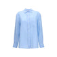 Blue Linen Dress Shirt