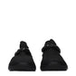 Black Fabric Slip-On Loafers