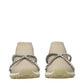Beige Fabric Slip-On Loafers