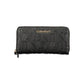 Black Polyurethane Womens Wallet