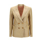 Beige Linen Blazer