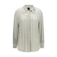 Gray Viscose Pattern Shirt