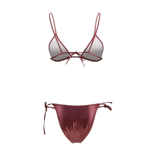 Bordeaux Polyamide Bikini