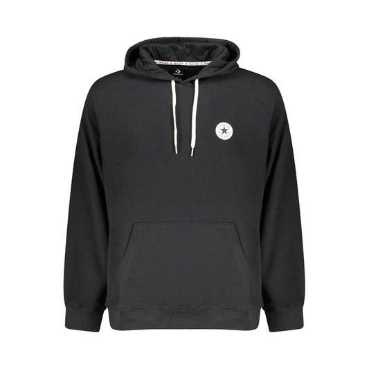 Black Cotton Men's Sweatshirt