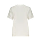 White Cotton Womens T-Shirt