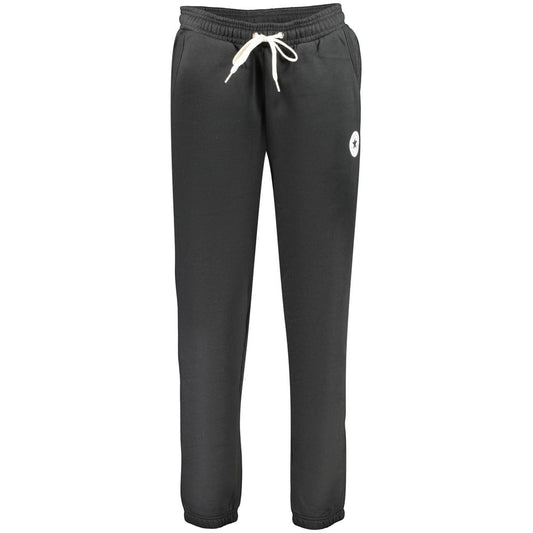 Black Cotton Women's Trousers