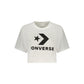 White Cotton Womens T-Shirt