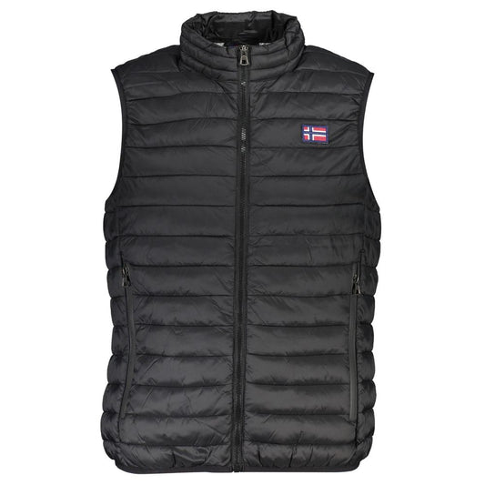 Black Polyamide Men's Jacket