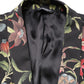 Multicolor Floral Leopard 1 Button Men Suit Jacket