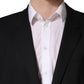 Blue Single Breasted 2 Button Suit Jacket