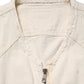 Off White Cotton FullZip Denim Blouson Jacket