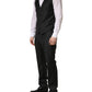 Black Wool Slim Fit Formal 3 Piece Men Suit