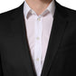 Black Wool 2 Buttons Formal 2 Piece Suit