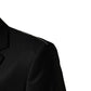 Black Wool 2 Buttons Formal 2 Piece Suit