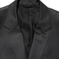 Black Wool 2 Buttons Formal 2 Piece Suit