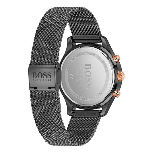 Black Stainless Steel Dress Watch