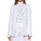 White Cotton Blazer