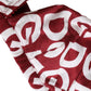 Red Logo Monogram Cotton Soft Cup Bra Underwear